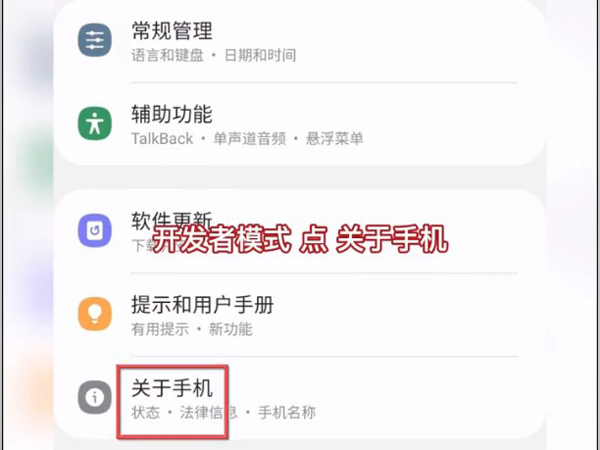 三星s21如何进入开发者模式?三星s21进入开发者模式的方法