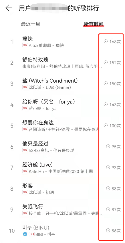 网易云音乐在哪看歌曲播放次数?网易云音乐听歌排行查询步骤介绍截图