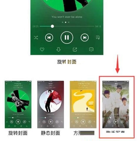 QQ音乐怎么设置歌手写真模式播放器？QQ音乐设置歌手写真模式播放器详细教程截图