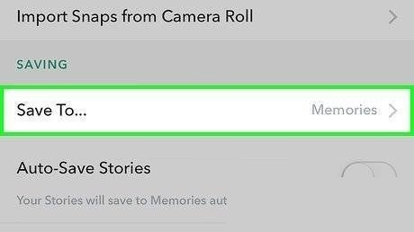 snapchat拍照后保存到哪里了?snapchat拍照后保存位置介绍截图