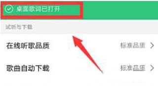 手机QQ音乐怎么开启桌面歌词 手机QQ音乐开启桌面歌词方法